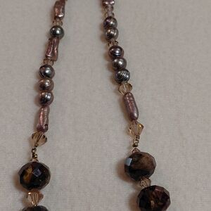Elegant Pearl and Bead Necklace